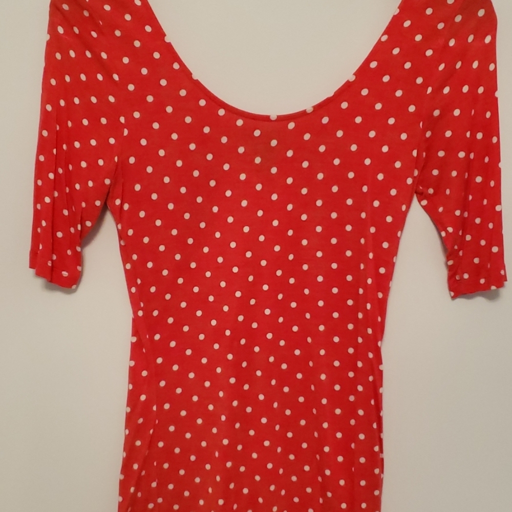 Retro slim fit fuchsia pink top